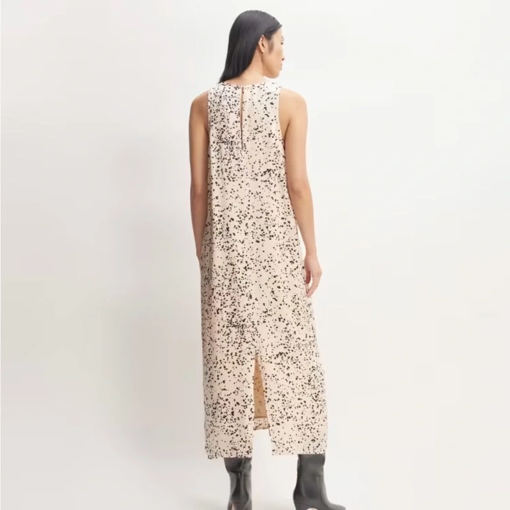 Everlane Cream Speckled Midi Dress - Picture 2 of 3